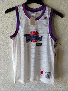 Champion Tune Squad Mesh Jersey Medium White Lola 10 Space Jam